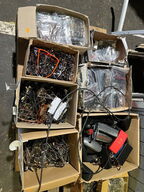 7 stk. kasser med brugte briller