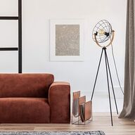 Briloner retro gulvlampe sort 149 cm(ubrugt)