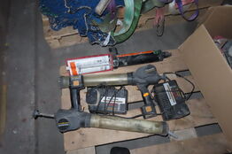 Diverse elektriske fugepistoler