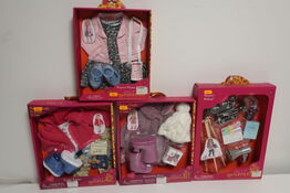 4 pakker legetøj OUR GENERATION