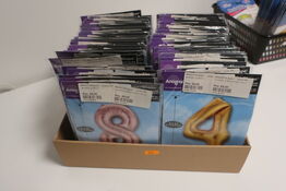 75 stk. folie balloner tal