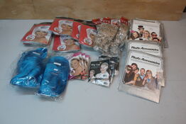 30 stk. parykker, photo accessonies