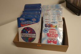 75 stk. folie balloner 