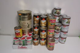 Div. dåseprodukter se dato, sendes ikke 