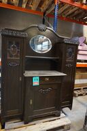 Antikt skabsmodul med spejl (MOMSFRI) 