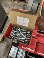 Diverse Hilti ankre m.m.