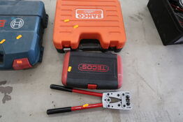 Topnøglesæt BAHCO, TECOS samt prestang WÜRTH