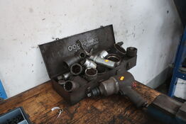 Trykluftsnøgle samt toppe