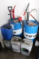 Ca. 15 liter motorolie ELF EVOL. FULLTECH FE 5W30