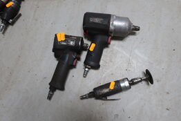 2 stk. luftslagnøgler samt slibemaskine 