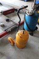 Flaskevogn samt gasflaske