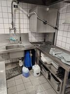 Vaskemaskine med grovvask og sidebord
