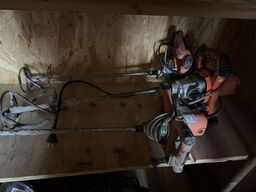 3 Stk. Blandemaskiner ATIKA RL 1000  + Murebalje med Mureredskaber