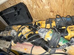 2 x Vinkelsliber ,  2 x Borehammer, 2 x Bajonetsav DEWALT 