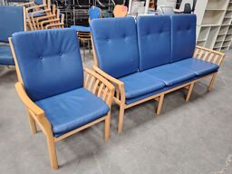 3-personers loungesofa samt stol  SCHOU ANDERSEN