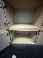 Kinnarps locker med to rum. 