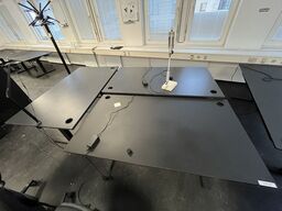 Tre hæve/sænkeborde. 