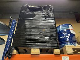 Palle ramme med lagerinventar