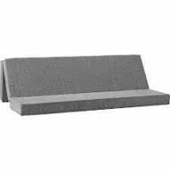 Sleepy 3-delt foldemadras 180x200x12 cm Lysegrå 