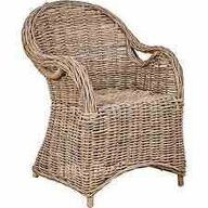 2 stk Rimini kurvestole med hynder 