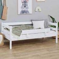 Spiloppe juniorseng 70x160 cm - Hvid med madras 