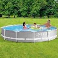 Intex Prism Frame premium Pool  m. pumpe 366 x 76 cm 6.503 l.
