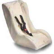 Barnestol til ladcykel - lammeskind