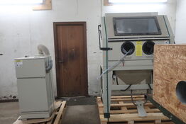 Sandblæsekabine 4100-425AC inkl. sugeenhed