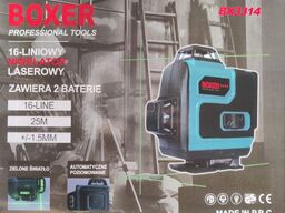 Bygge laser med kraftig grøn laser 16 linjer, 25 m rækkevidde.