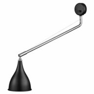 norr11 le six single arm væglampe, sort (ubrugt)