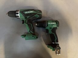 2 stk. Akku boremaskine, HIKOKI