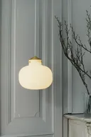 Nordlux raito 30 oval pendel hvid/mnessing(ubrugt)