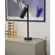 2 stk. nordlux alanis bordlampe 49,5 cm - sort metal(ubrugt)