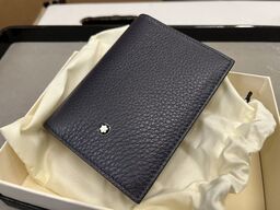 Kortholder MONTBLANC soft grain 4cc night blue MB198770