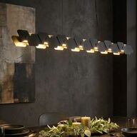 Eglo altagracia hvid sort guld langbords pendel m. dæmp(ubrugt)