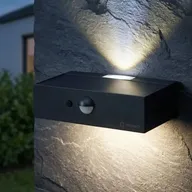 3 stk. ledvance endura led solcellelampe væglampe sort sensor ip65(ubrugt)