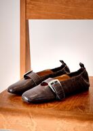 Butterfly Strap Ballerina Croco GANNI Str.: 40