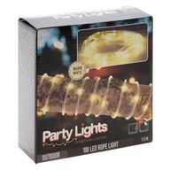 3 stk. led lyskæde m. 100 lys med timer udendørs - 7,5m(ubrugt)