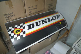 LED-lysskilt m/DUNLOP logo ca. 90x42cm 9W 230V