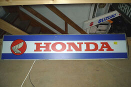 Lysskilt m/HONDA logo ca. 125x25cm 230