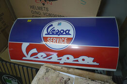 LED-lysskilt m/VESPA logo ca. 90x42cm 9W 230V
