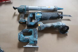 Akkuværktøj MAKITA | Vinkelsliber, bajonetsav m.v.