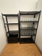 2 stk. metalreoler inkl. Ølglas