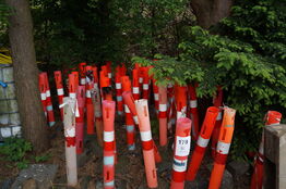 Stort parti byggekegler