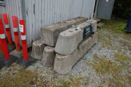 5 stk. betonklodser