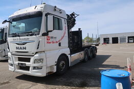 Lastbil m. kran MAN TG.35 8X4-4-BL