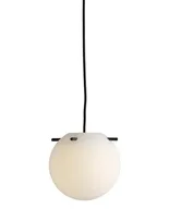 Frandsen koi pendant opalhvid glas pendel ø19 cm med sorte stænger(ubrugt)