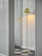 Frandsen butterfly gulvlampe ø25 cm h135 cm i metal i messing(ubrugt)