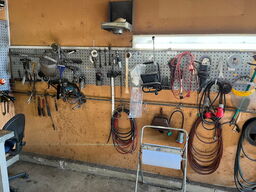 Værktøjstavle med indhold