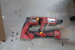 2 stk. akku håndværktøj MILWAUKEE M18 BMT, M18 FSG